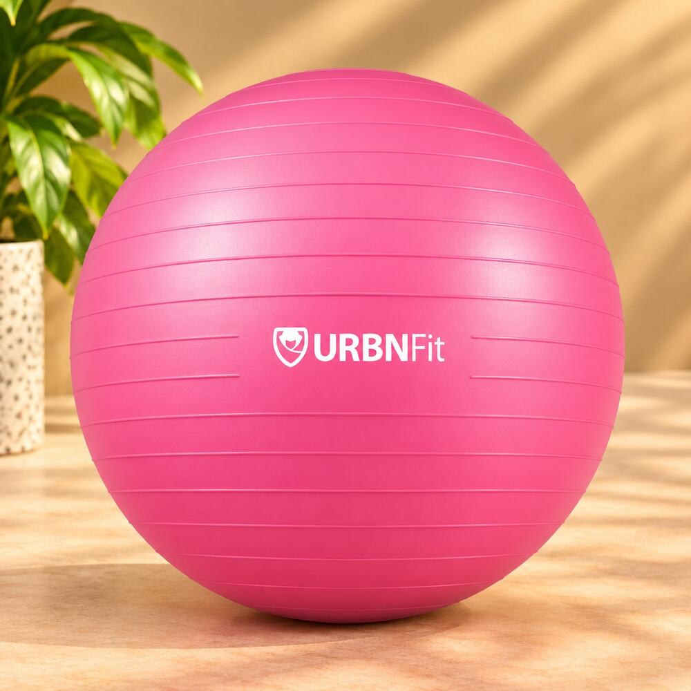 NWT URBNFit Exercise Ball Yoga Stability Balance Ball Pink 26 Inch